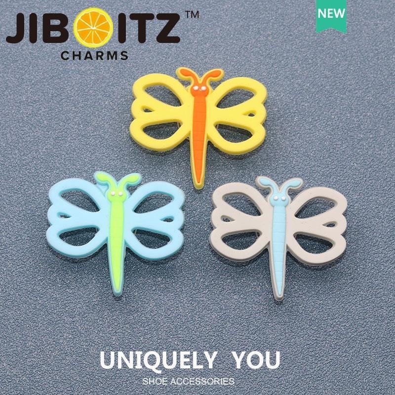 JJBXC  charm  Shoe Buckle Shoe Accessories Cute Cartoon Dragonfly Fashion Shoes Accessories