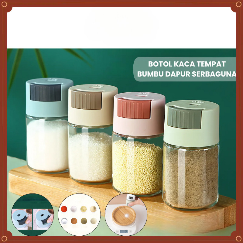 Tempat Bumbu dapur Botol Unik Tempat Garam Gula Lada Merica Minyak Wadah Plastik Serbaguna