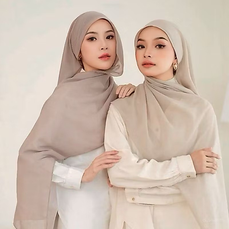 Pashmina Voal Voil Viscose Premium Shal Arabian Terbaru warna RANDOM