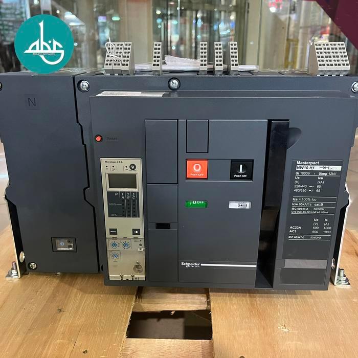 Acb nw10h1 4p 1000a 65ka komplit schneider