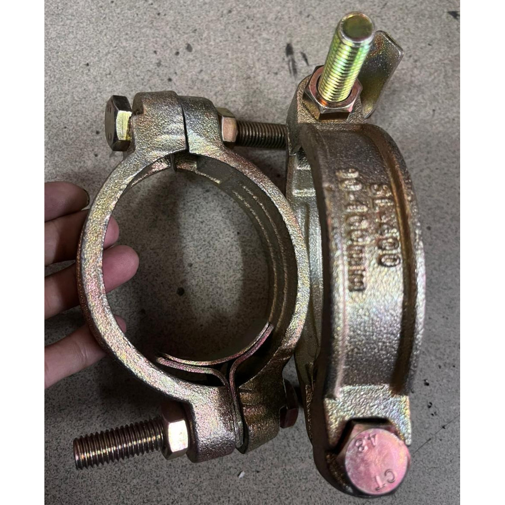 Clamp double bolt SL 400 - Clamp heavy duty / clamp besi pipa, ludek