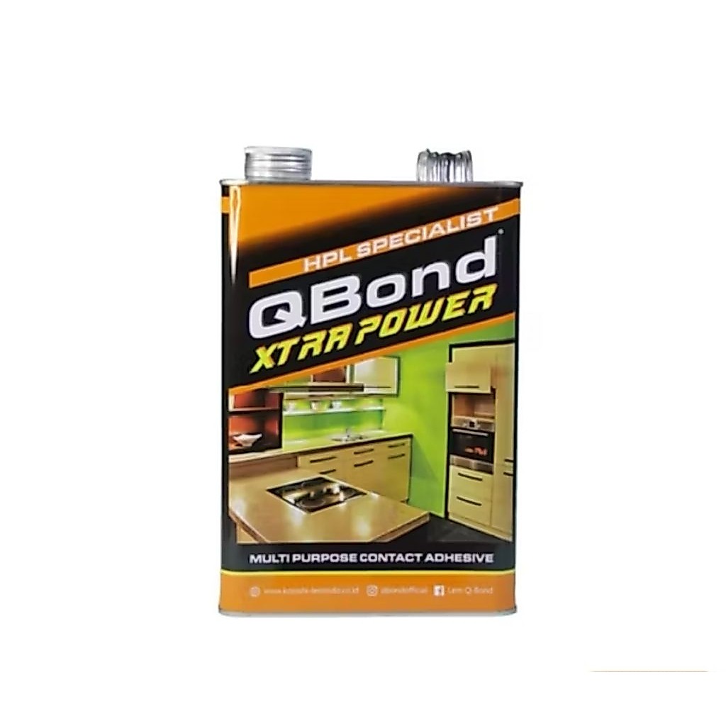 Lem kuning serbaguna Qbond xtra power kemasan galon 2,2kg