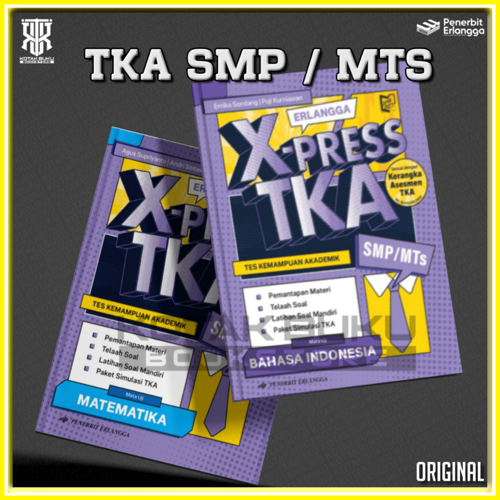 [ Erlangga ] Buku Xpress TKA SMP / MTS 2026 / TKA SMP 2026 / TKA SMP / Kurikulum Merdeka
