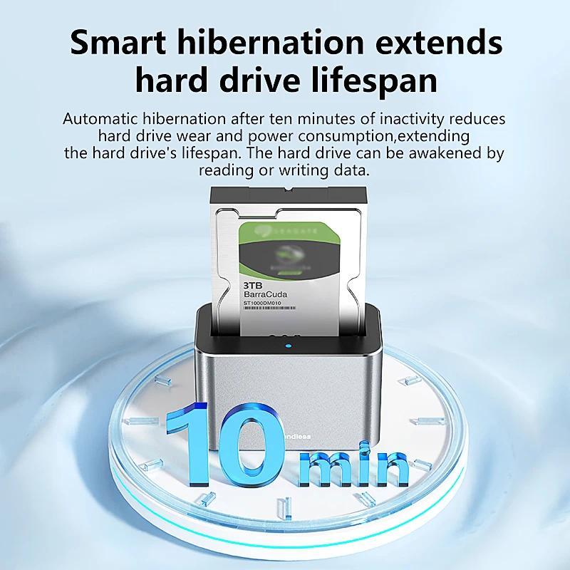 Blueendless 2.5/3.5 Inch SAS/SATA Hard sk External Case Sata to USB 3.0 Hdd Docking Station Hdd Cadd