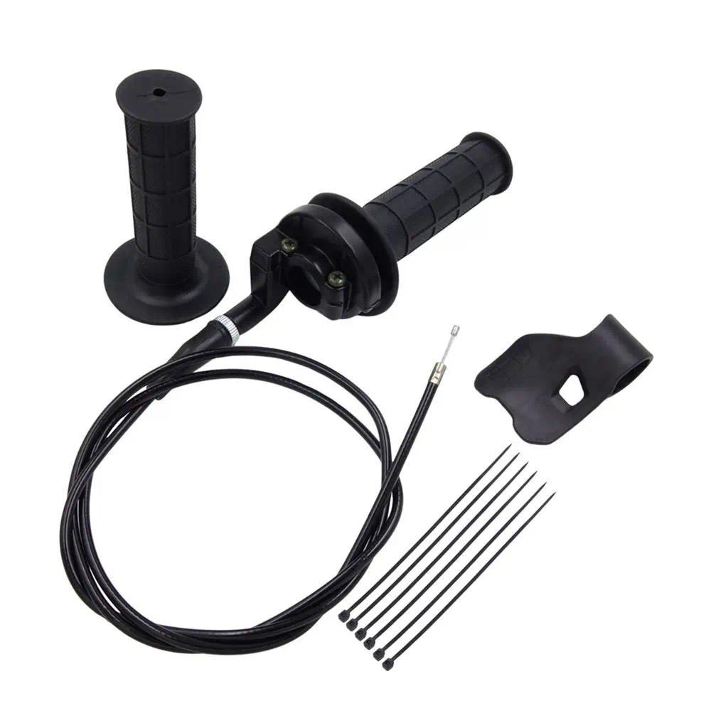 Set Grip dan Kabel Gas Putar 22mm 7/8" untuk Motor Mini ATV dan Motor Trail 50cc 90cc 110cc 125cc 15