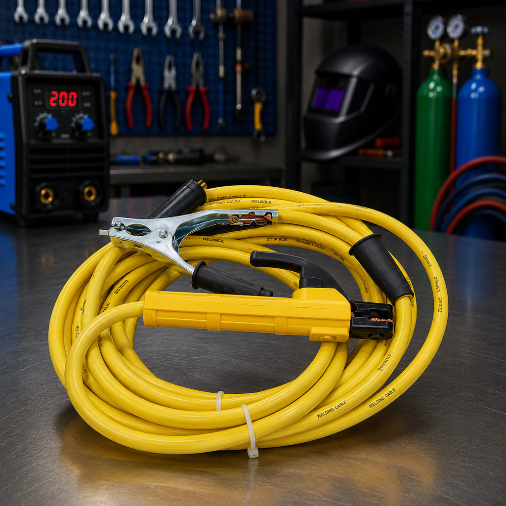KABEL LAS SET Stang Las  Stang Massa Electrode Holder Tang Tembaga 200-300A MMA Earth Clamp Klem Sta