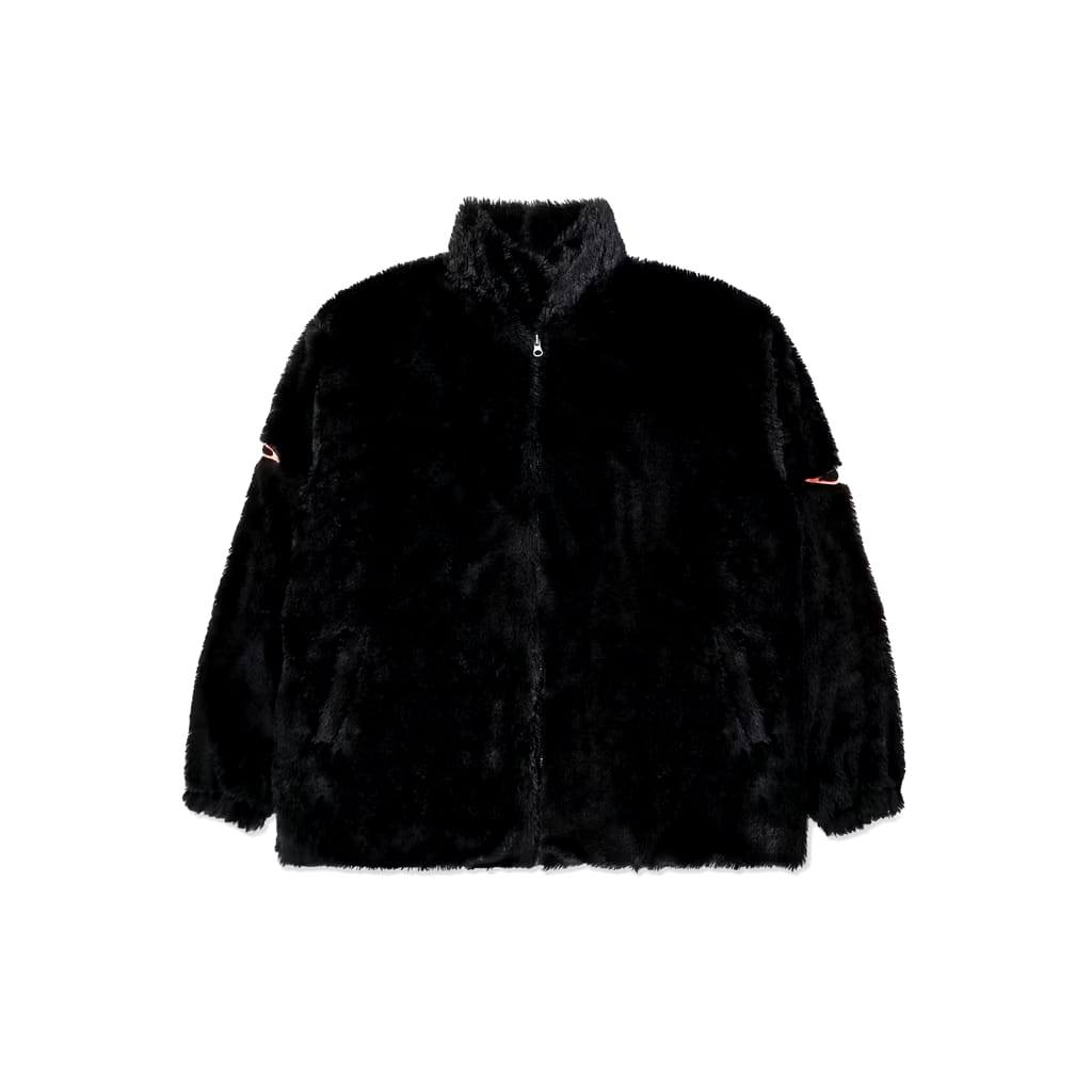 KKONTENER X DOGMA THEORY JACKET SOLELY FAUX - FUR BLACK