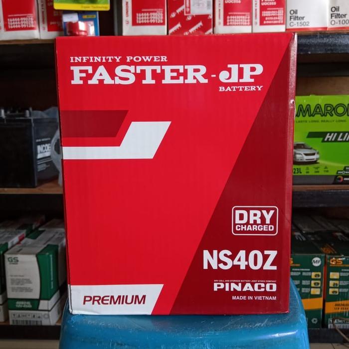 AKI BATERAI FASTER GENSET MOBIL AVANZA NS40Z/NS 40Z GARANSI 6 BLN 40AH