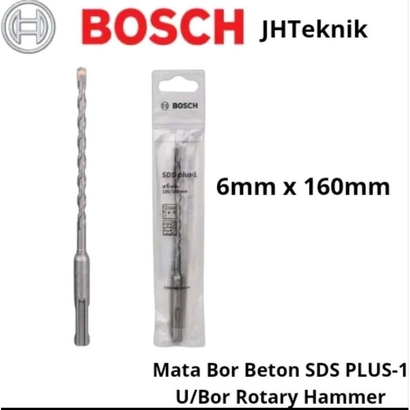 PROMO Mata Bor Beton SDS PLUS-1 Untuk Rotary Hammer BOS/Mata Bor Tembok SDS PLUS-1 Hammer drill BOS 