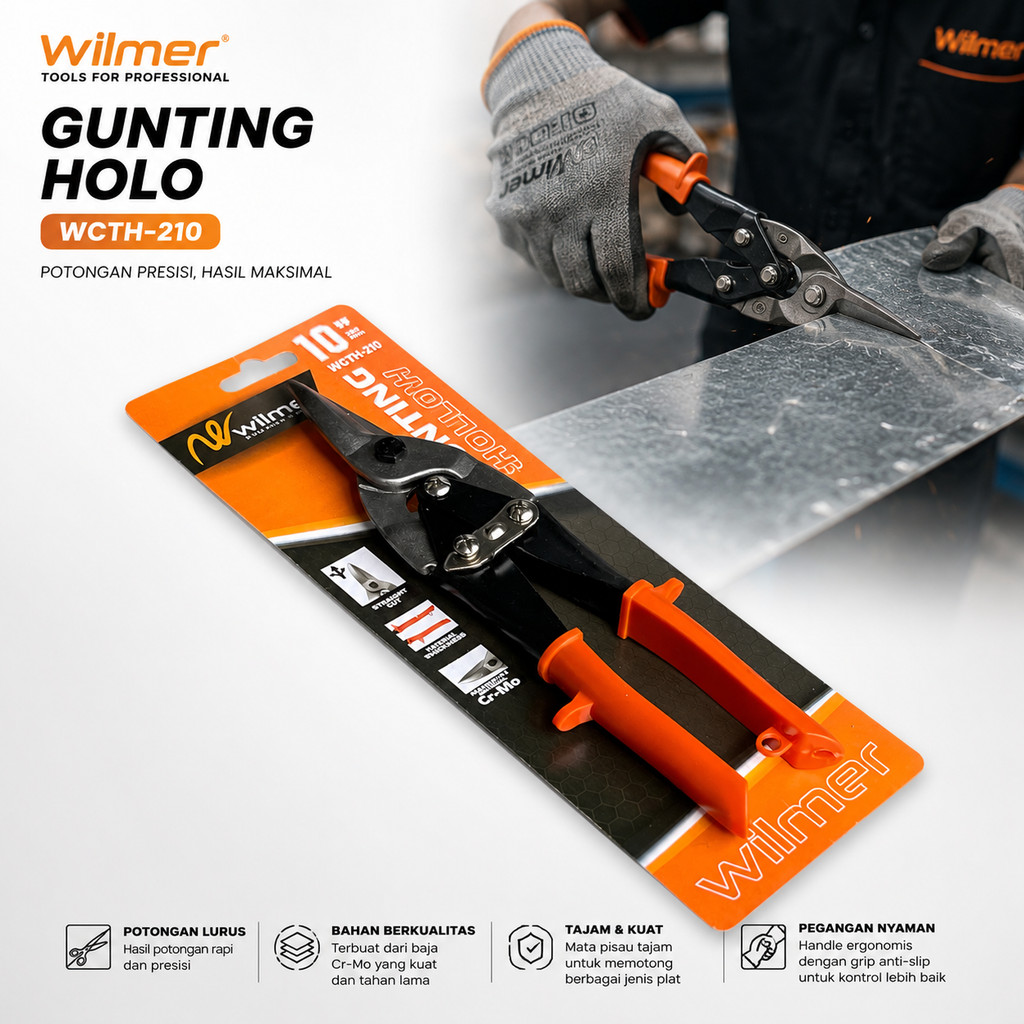 Gunting Hollow / Holo / Baja Ringan / Reng / Seng Camel 10 Inch