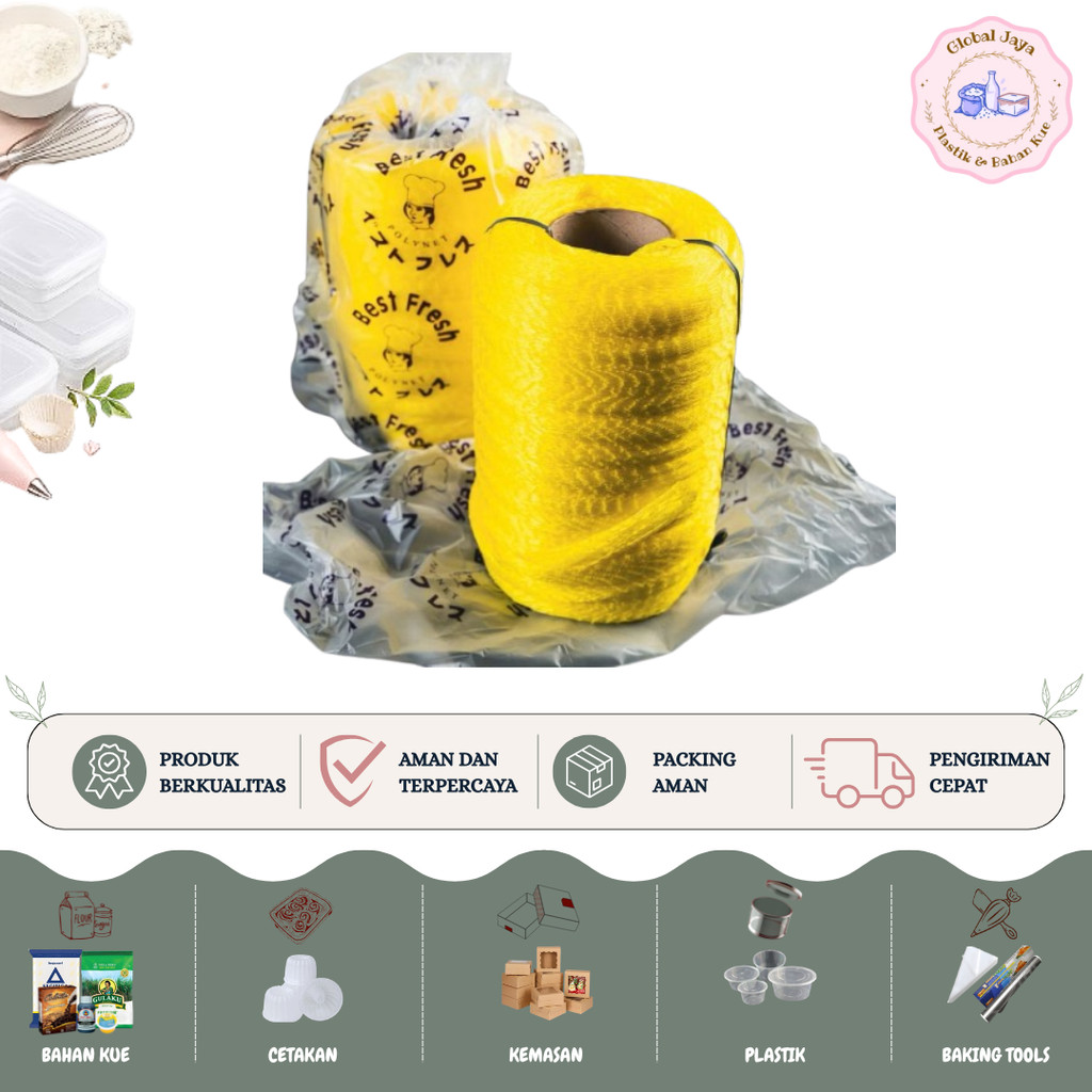 Polynet Kuning 10 mm / Polynet Roll Kecil
