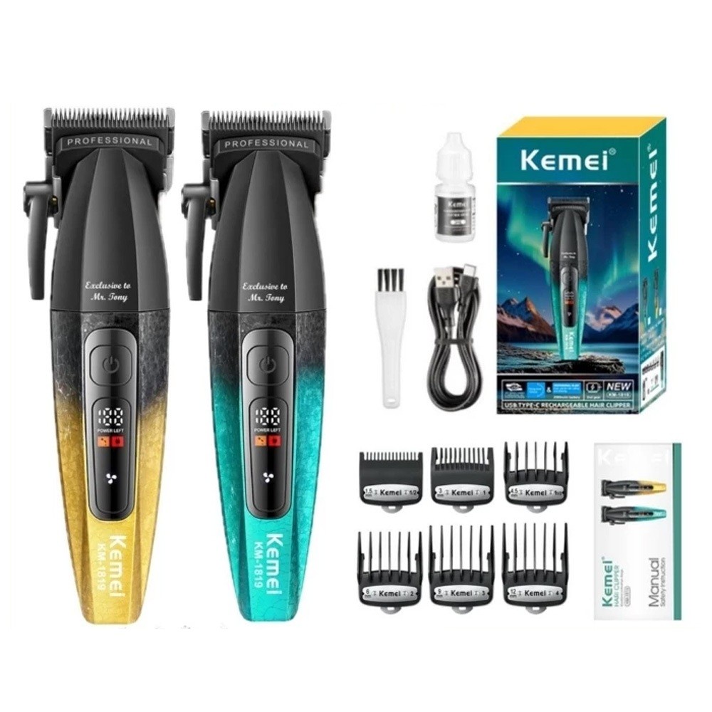 KEMEI KM 1819 Hair Clipper Mesin Cukur Rambut 8500 RPM