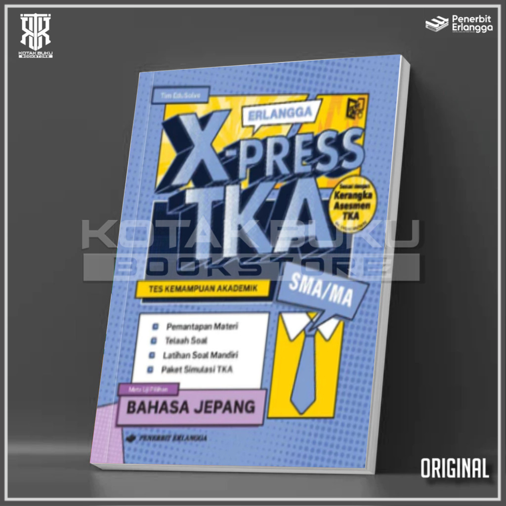 [ Erlangga ] Buku Xpress TKA SMA 2026 / TKA Bahasa Jepang / TKA SMA 2026