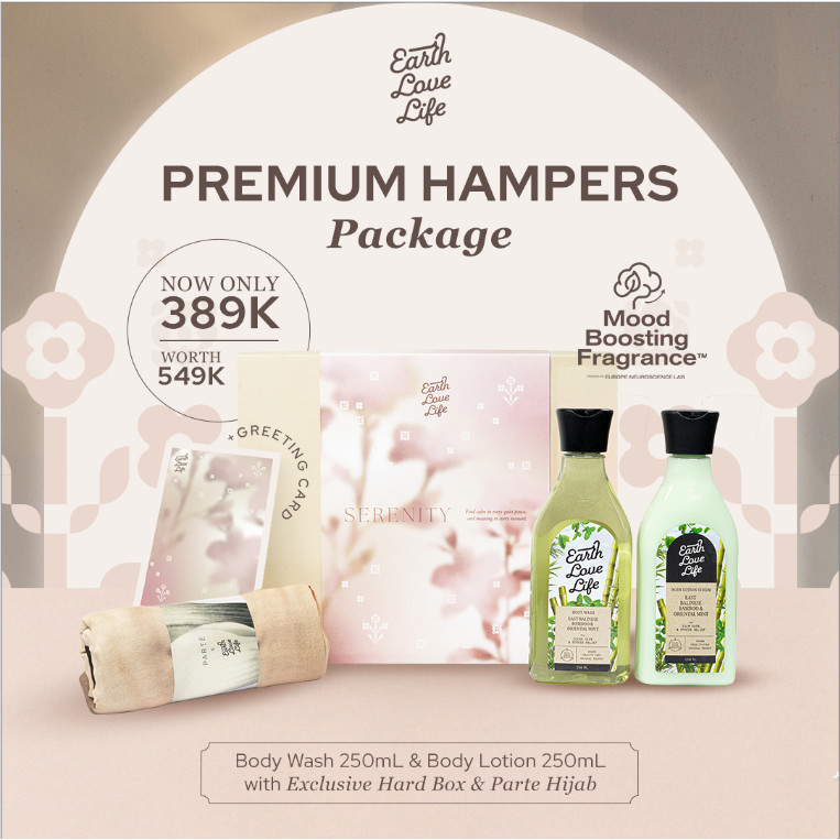 [HAMPERS SESERAHAN SAJADAH] Earth Love Life Calming Hampers Package | Paket Seserahan | Limited Hamp