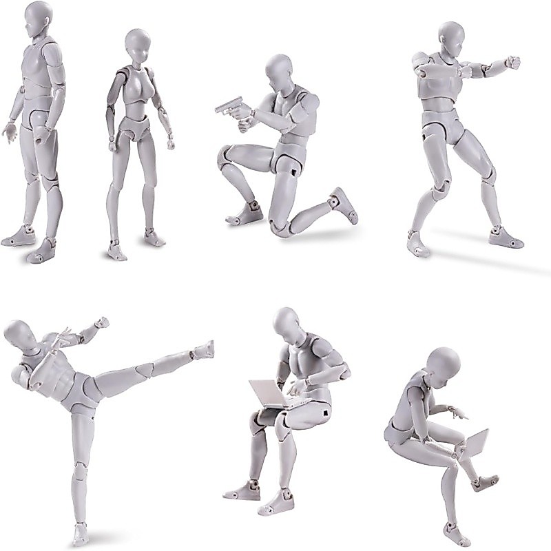 Sketch Draw figurines Male Female Movable Body Kun Body Chan Joint Pain Anime Figure Shf Action