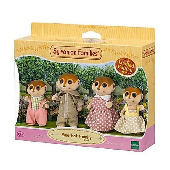 JY Mainan Koleksi Sylvanian Families Meerkat Family
