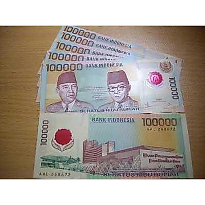 Promo Uang Kuno 100000 Rupiah Plastik Soekarno Hatta Untuk Mahar Pernikahan Terlaris