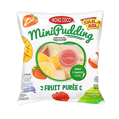 Wong Coco Puding Mini 168 gram