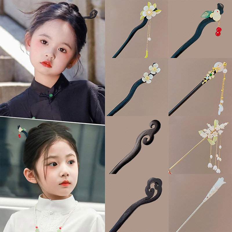 Aksesori Sanggul Belakang Tusuk Konde Modern China Elegan Hanfu