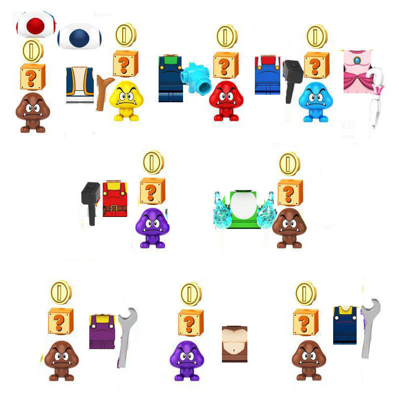 WM6103 Japanese Games WM2065 WM2070 WM2071 WM2291 WM2292 Mini-Figures Anime Cartoon Buig Blocks