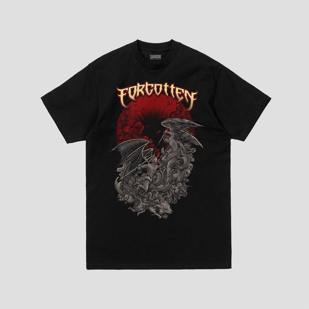 (COD) ORIGINAL T SHIRT FORGOTTEN PERANG DEMI SETAN