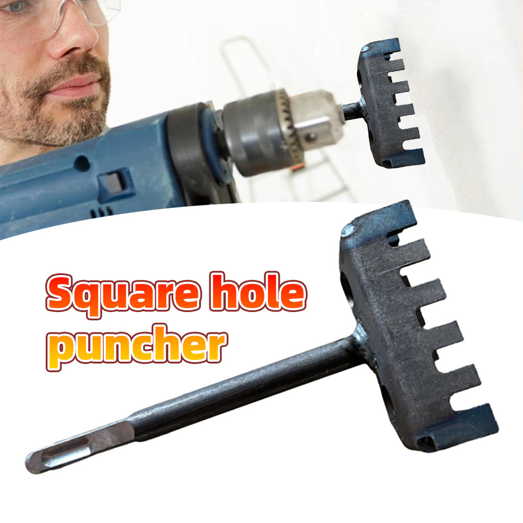 

palu listrik tembak Cocok untuk mengebor lubang di berbagai struktur dinding bata Lubang Kotak Kawat Gagang Persegi