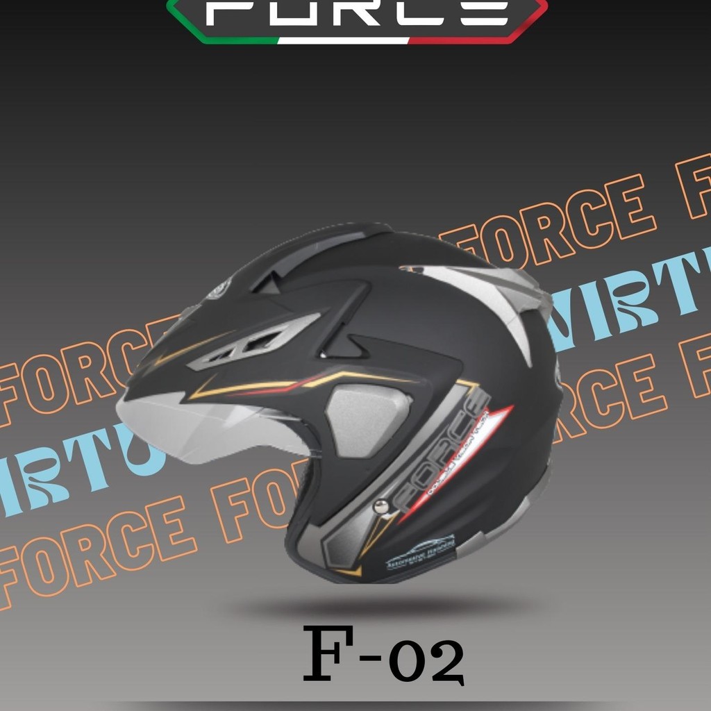 FORCE Helm Half Face SNI dan ANTI MALING 2
