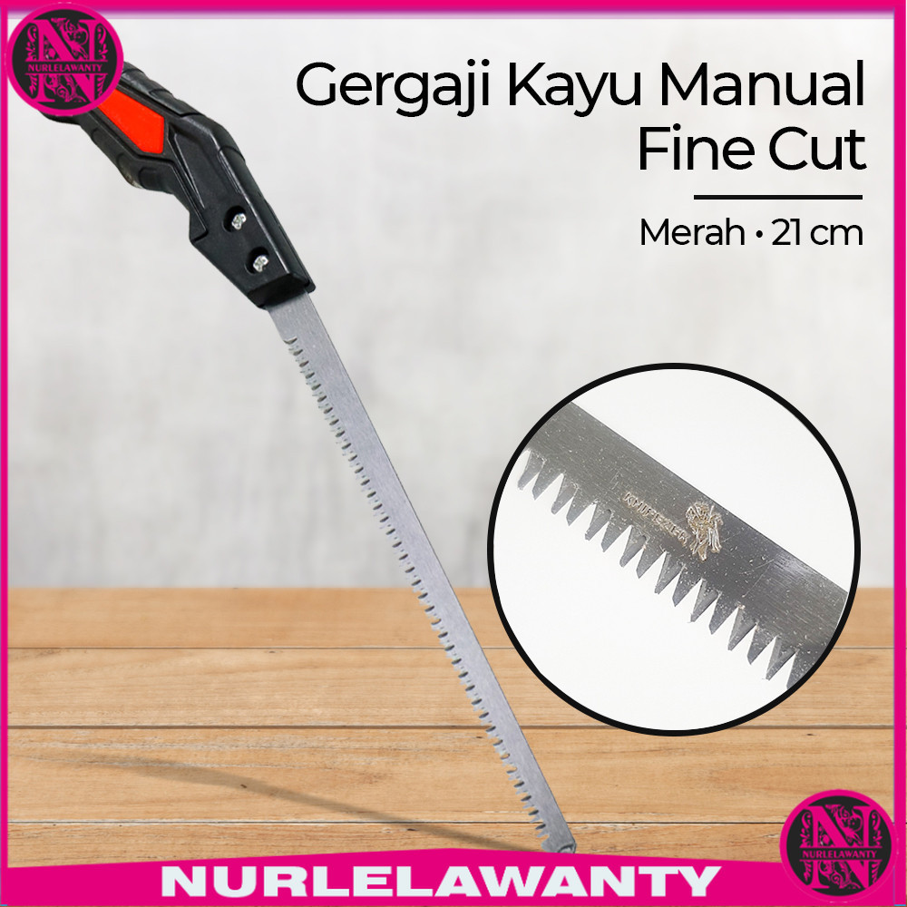 

- KNIFEZER Gergaji Kayu Tangan Manual Garden Saw Wood Fine Cut 21cm - 8102 -