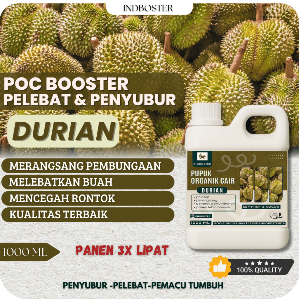 Pupuk Durian Supaya Cepat Berbuah / Pupuk Durian Supaya Subur dan Berbuah / Pupuk Durian Cepat Besar