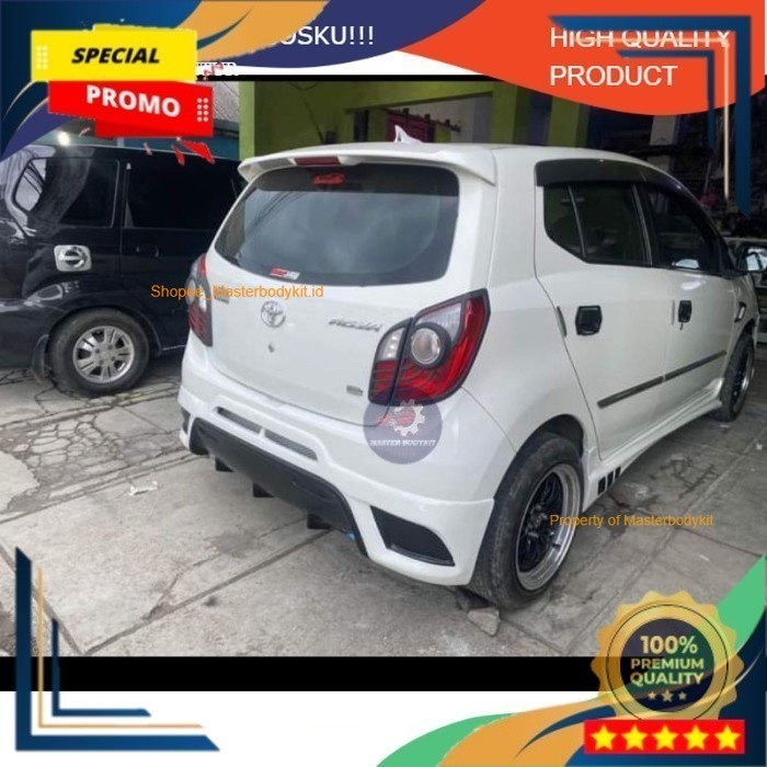 aksesoris mobil bodykit agya 2013 2014 2015 GK5 mix yaris Grade A product kuat-lentur-tebal