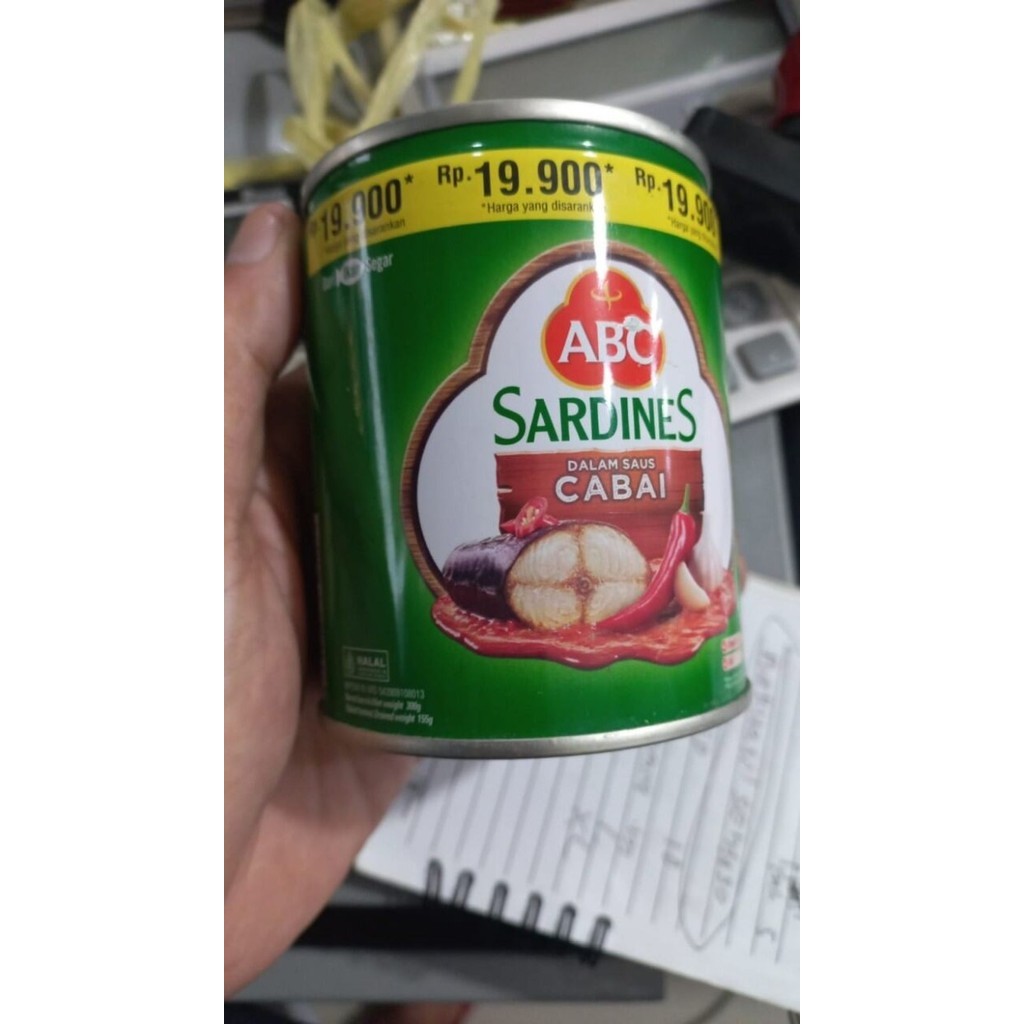 

ikan sarden merk abc 300gr