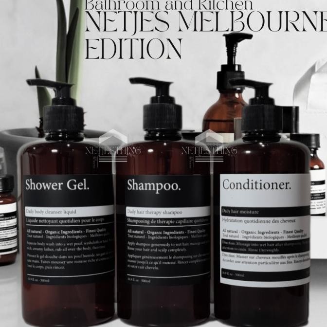 

[Sanitary] Refillable Bottles Botol Refill Sabun Shampoo Tangan Piring Melbourne - Putih 500, Face Wash
