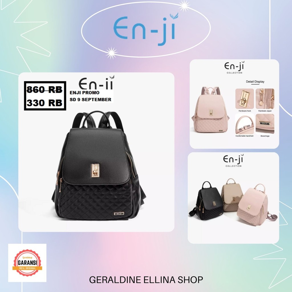 Tas ENJI Wanita seri MUNRO  ORIGINAL SALE backpack