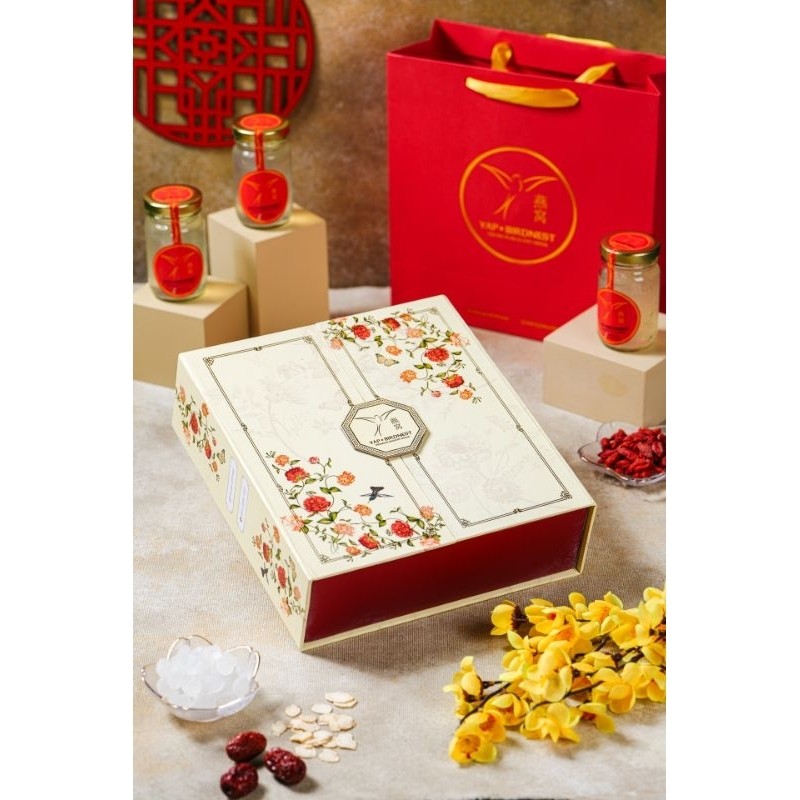 

CNY HAMPERS BIRDNEST MINUMAN SARANG BURUNG WALET ISI 6 BOTOL UKURAN 120ML