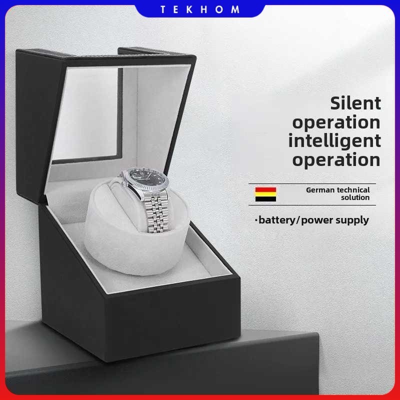 Watch Winder Pemutar Jam Tangan Otomatis 1 Slot Dual Power 13cm - IG-160