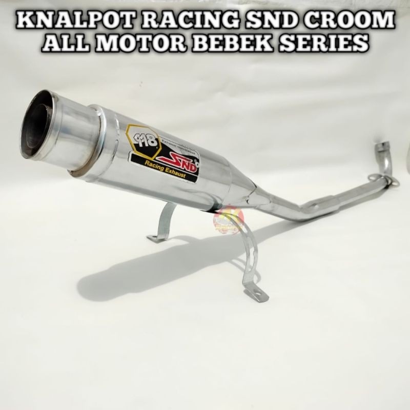 Knalpot Racing SND  Untuk Motor Supra Jupiter Revo Blade Karisma Vega Cripton C70
