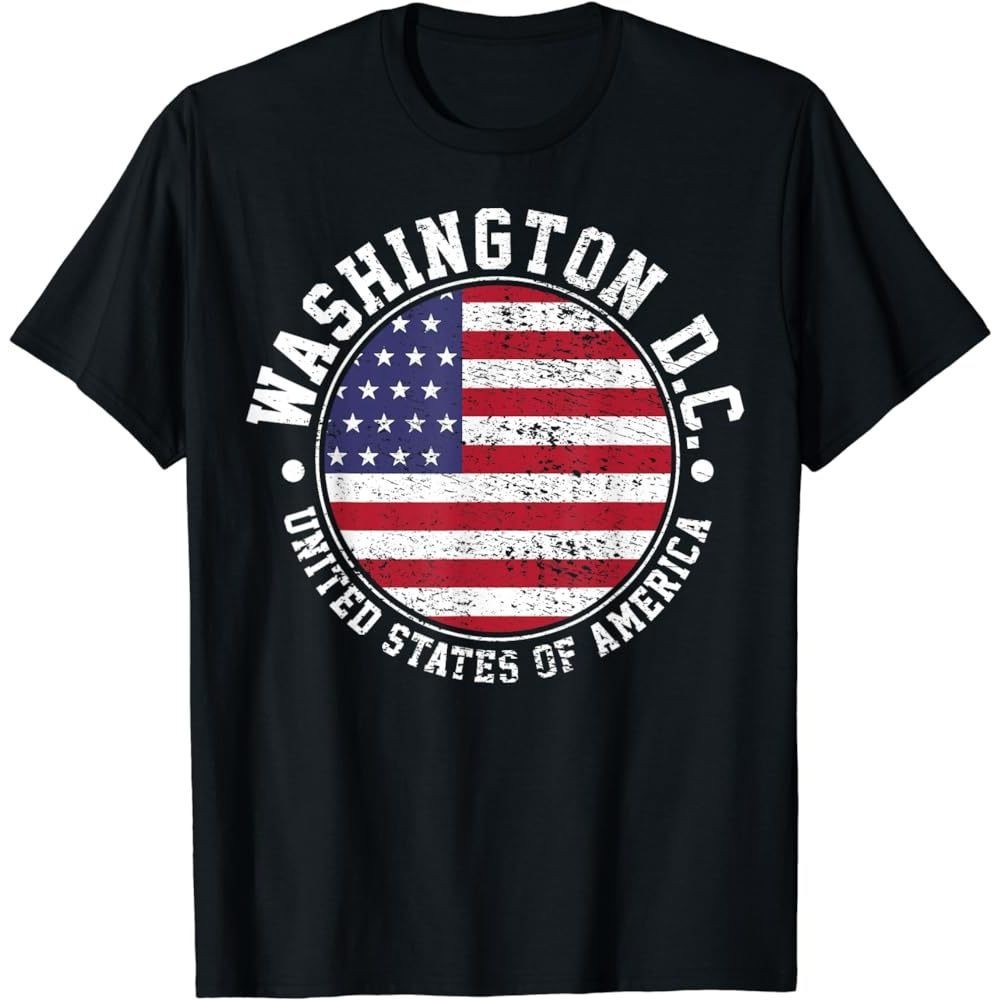 BAJU Oleh-oleh Amerika Washington DC - Kaos Souvenir AMERIKA USA Washington DC BATCH 4