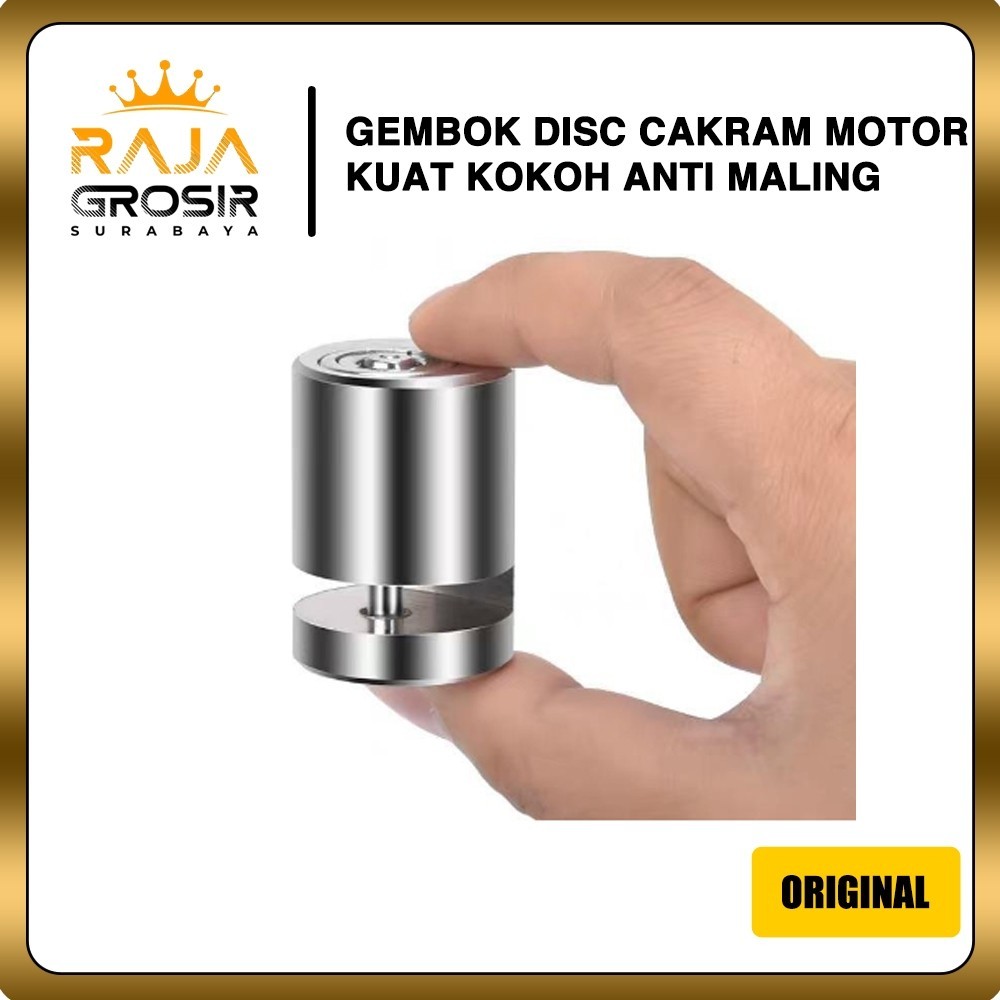 Gembok Disc Motor Bulat Lock Cakram Motor Awet Kuat RajaGrosir