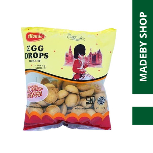 

MONDE EGG DROPS 110GR SNACK makanan ringan jajanan cemilan camilan pedas asin gurih manis murah