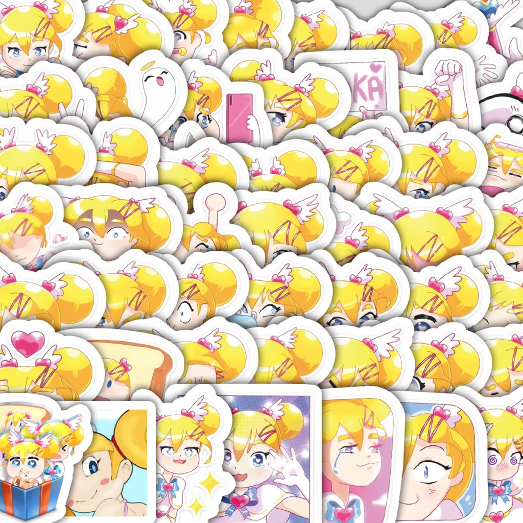 

Stiker Cutting Pack Stiker Kartun Mimiko Chan Isi 100Pcs Series Aesthetic Lucu Keren Untuk Koper Bahan Vynil