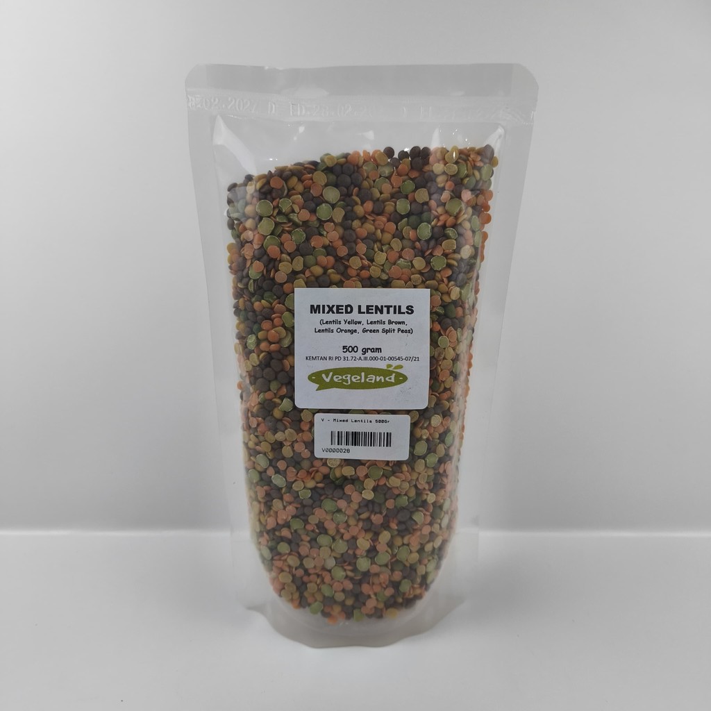 

Mixed Lentils Vegeland 500Gr Mixed Lentils Campuran Lentil Campuran Lentils