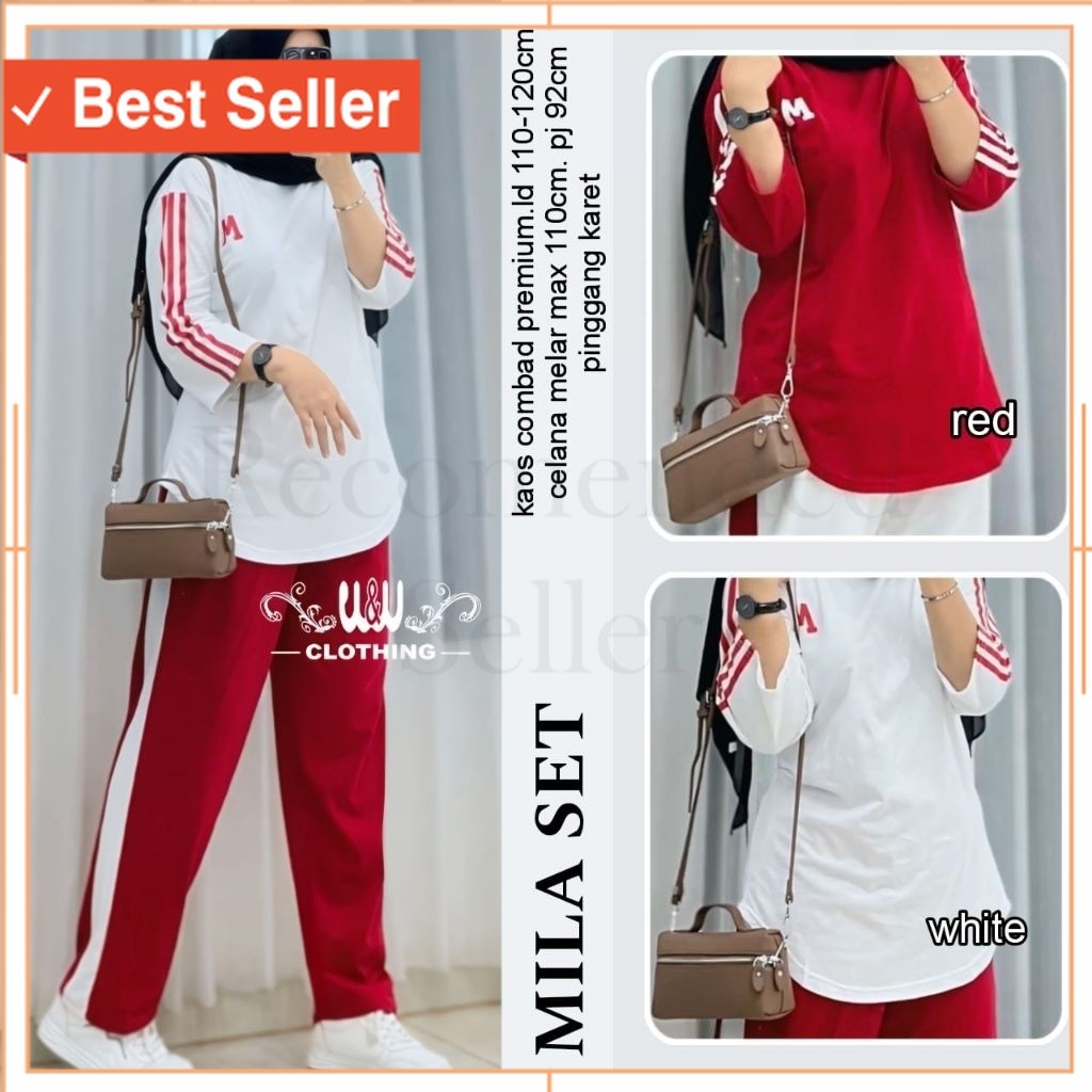 mila set hijab sporty olahraga set baju olahraga by w&w baju olahraga muslimah baju sepeda wanita se