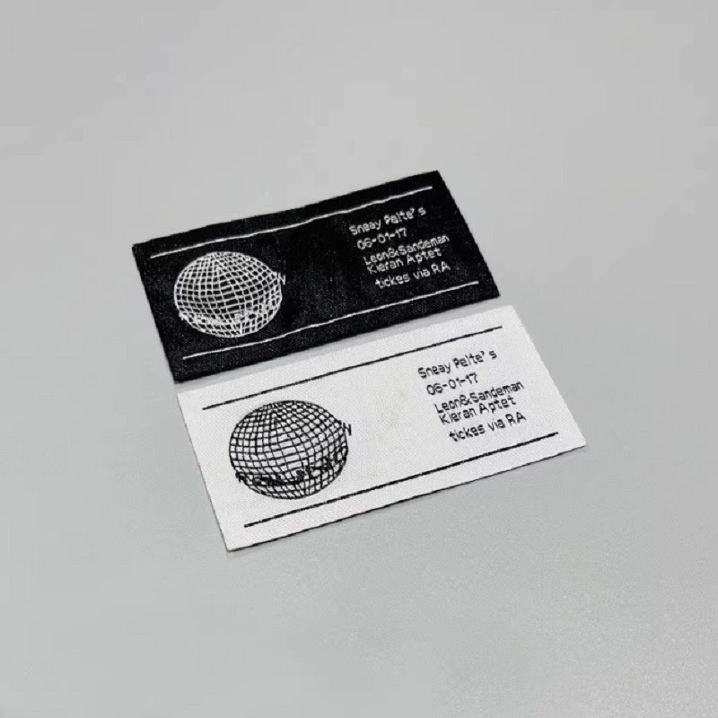 

200pcs New label custom-made clothing for women, men and children, simple label customization, hot melt adhesive woven labels