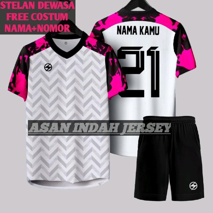 [PROMO] Baju Bola Dewasa Terbaru Baju Printing Jersey Sepak Bola Team Futsal Volleyball Free Custom 