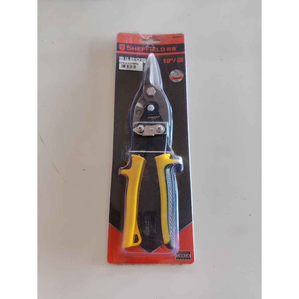 

Gunting Galvalum Sheffield Taiwan Gunting Serbaguna Galvanum Seng Baja Ringan Holo Lurus 10” Kualitas Super Baja CRV
