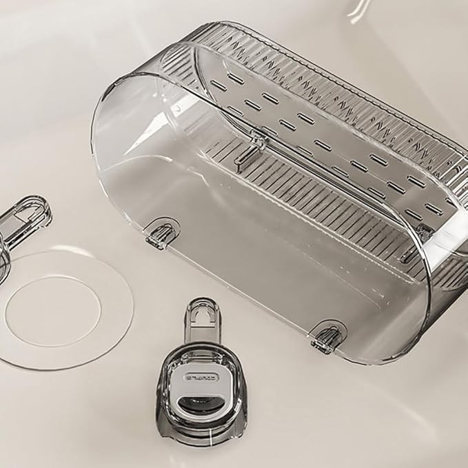 Cod Rak Gantung Dinding Acrylic Rak Gantung Multifungsi Tempel Dinding Rak Penyimpanan Rak