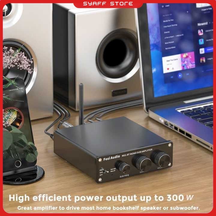 Fosi Audio Subwoofer Amplifier Mono Channel 300W TDA7498E - M01-BT