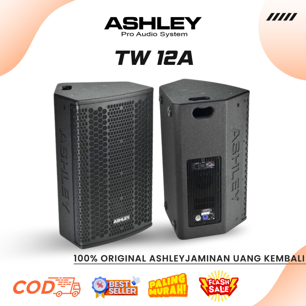Ashley TW 12A 1*12 Inch Active Speaker Professional 2-Way Active
