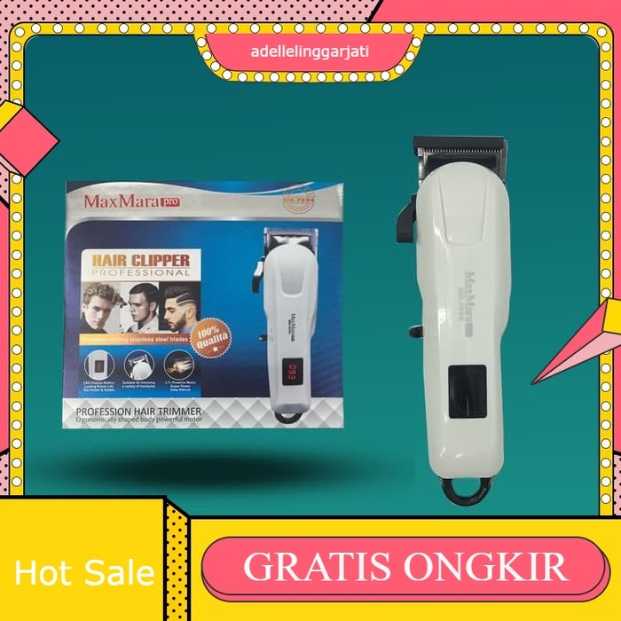 Alat Cukur Rambut Elektrik Maxmara Mx-7594 / Mesin Cukur Rambut 1 Set