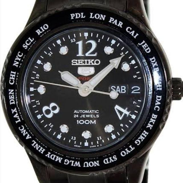 Seiko srp371 jam tangan original automatic wanita 5 sport ladies ori srp371k1 srp371j1 srp371p1 srp3